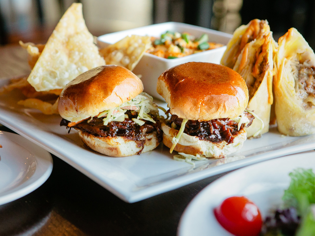 Sliders at Cask n Flagon